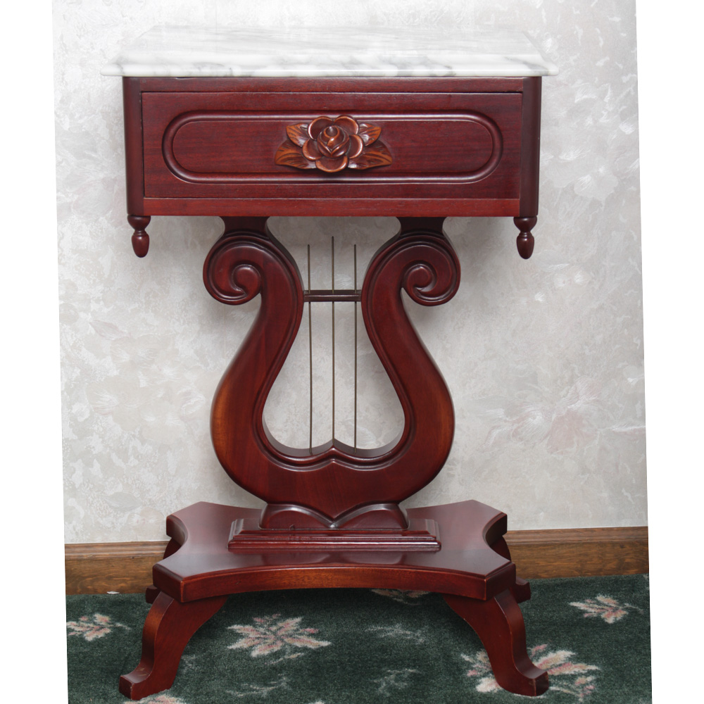 Standard Furniture Co. Marble Topped Table Pair