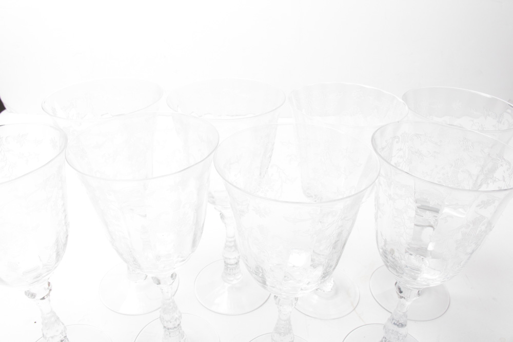 Fostoria "Navarre" Crystal Stemware