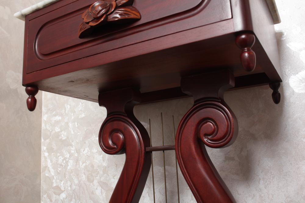 Standard Furniture Co. Marble Topped Table Pair