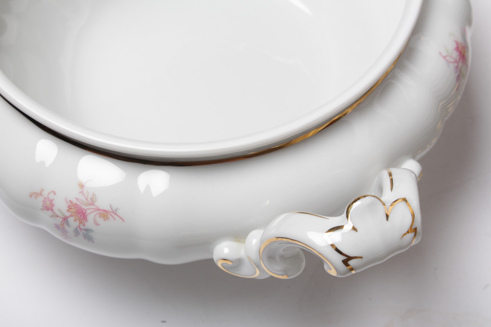 Vintage Hutschenreuther Selb "Afton" Bavarian China Service for Twelve