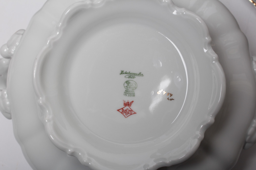 Vintage Hutschenreuther Selb "Afton" Bavarian China Service for Twelve