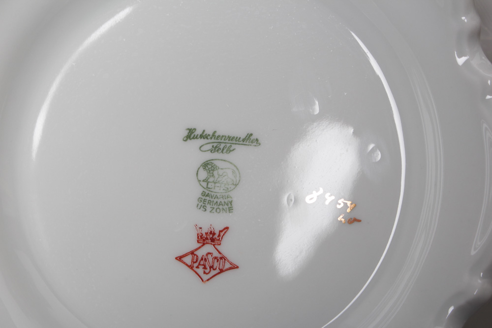 Vintage Hutschenreuther Selb "Afton" Bavarian China Service for Twelve
