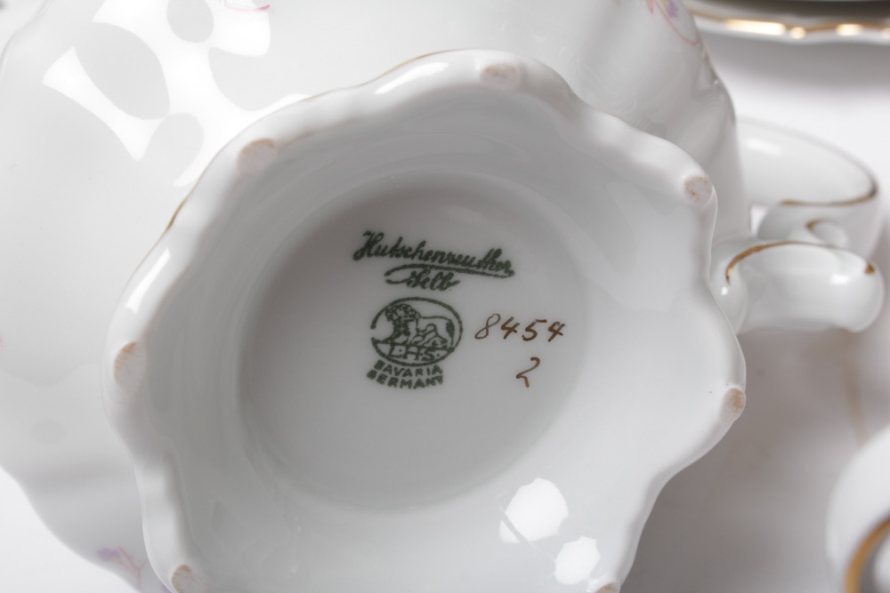 Vintage Hutschenreuther Selb "Afton" Bavarian China Service for Twelve