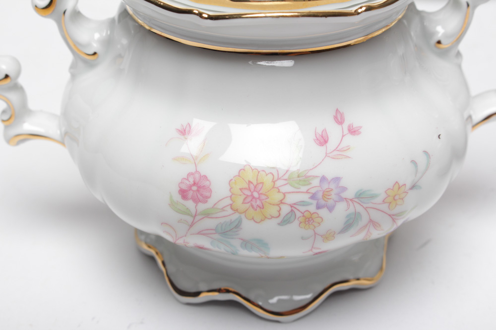 Vintage Hutschenreuther Selb "Afton" Bavarian China Service for Twelve