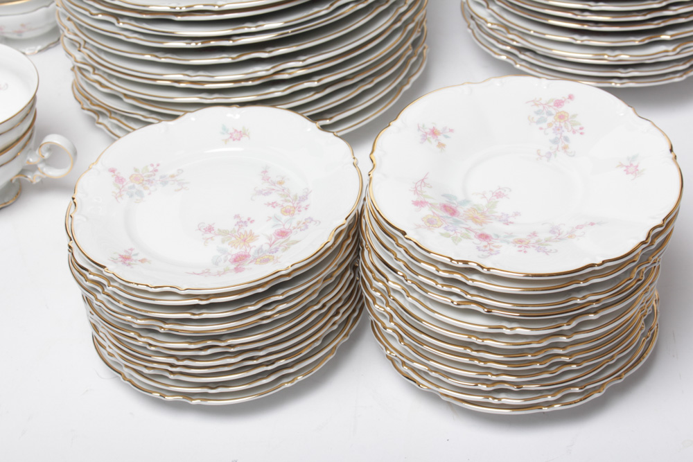 Vintage Hutschenreuther Selb "Afton" Bavarian China Service for Twelve