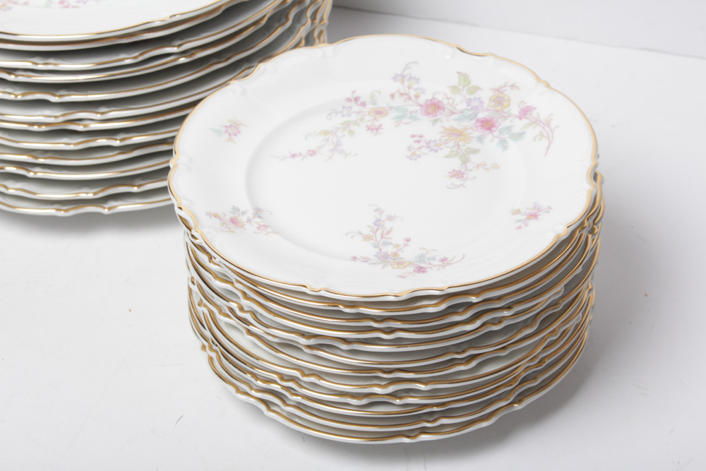 Vintage Hutschenreuther Selb "Afton" Bavarian China Service for Twelve