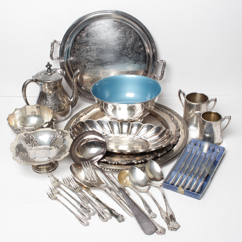 Silver Plate Assortment Featuring Reed & Barton, William Rogers, Sheffield and More