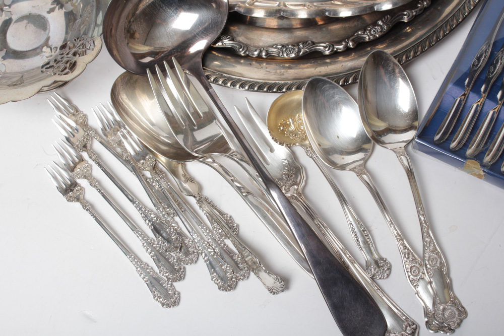 Silver Plate Assortment Featuring Reed & Barton, William Rogers, Sheffield and More