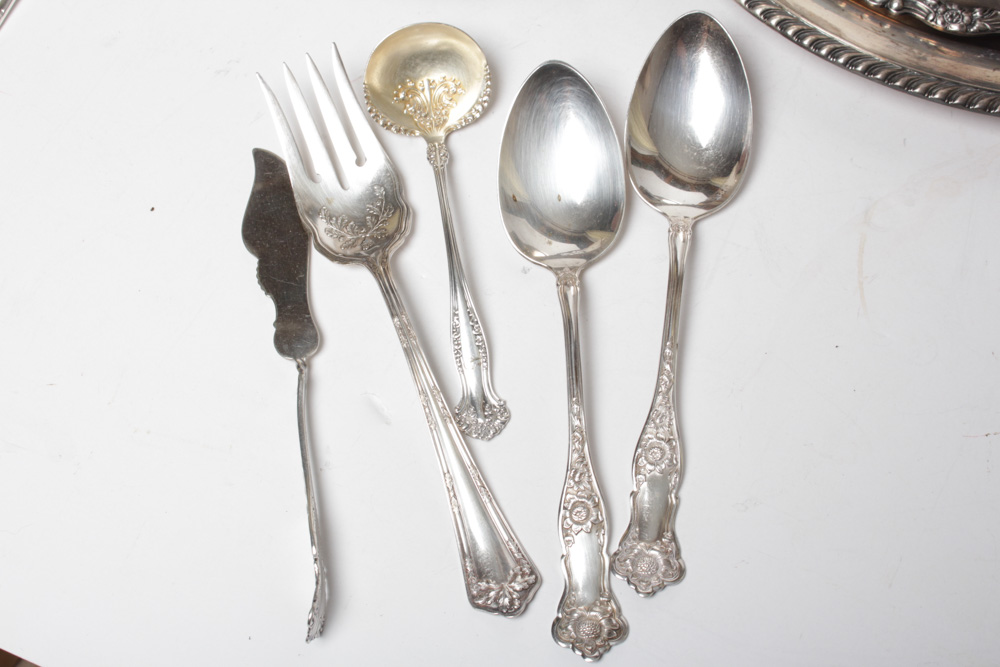 Silver Plate Assortment Featuring Reed & Barton, William Rogers, Sheffield and More