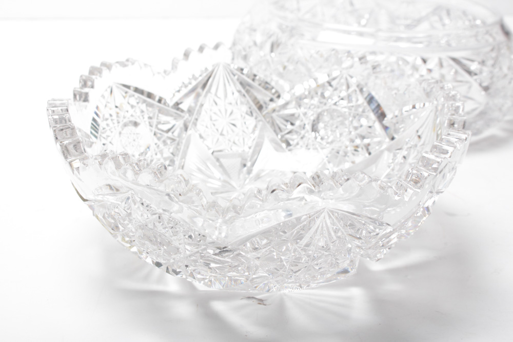 American Brilliant Period Bowls