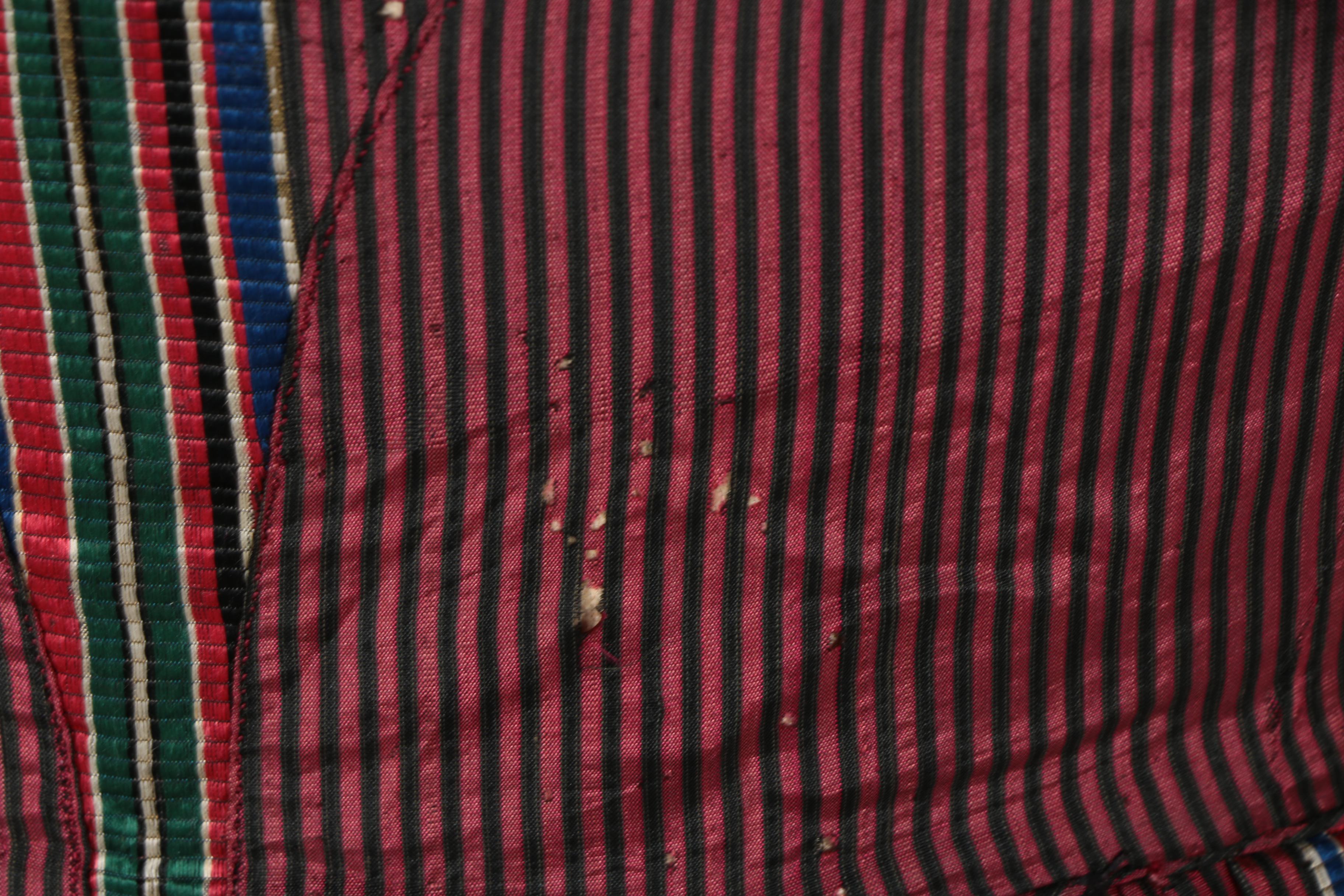 1840s Style Striped Dress