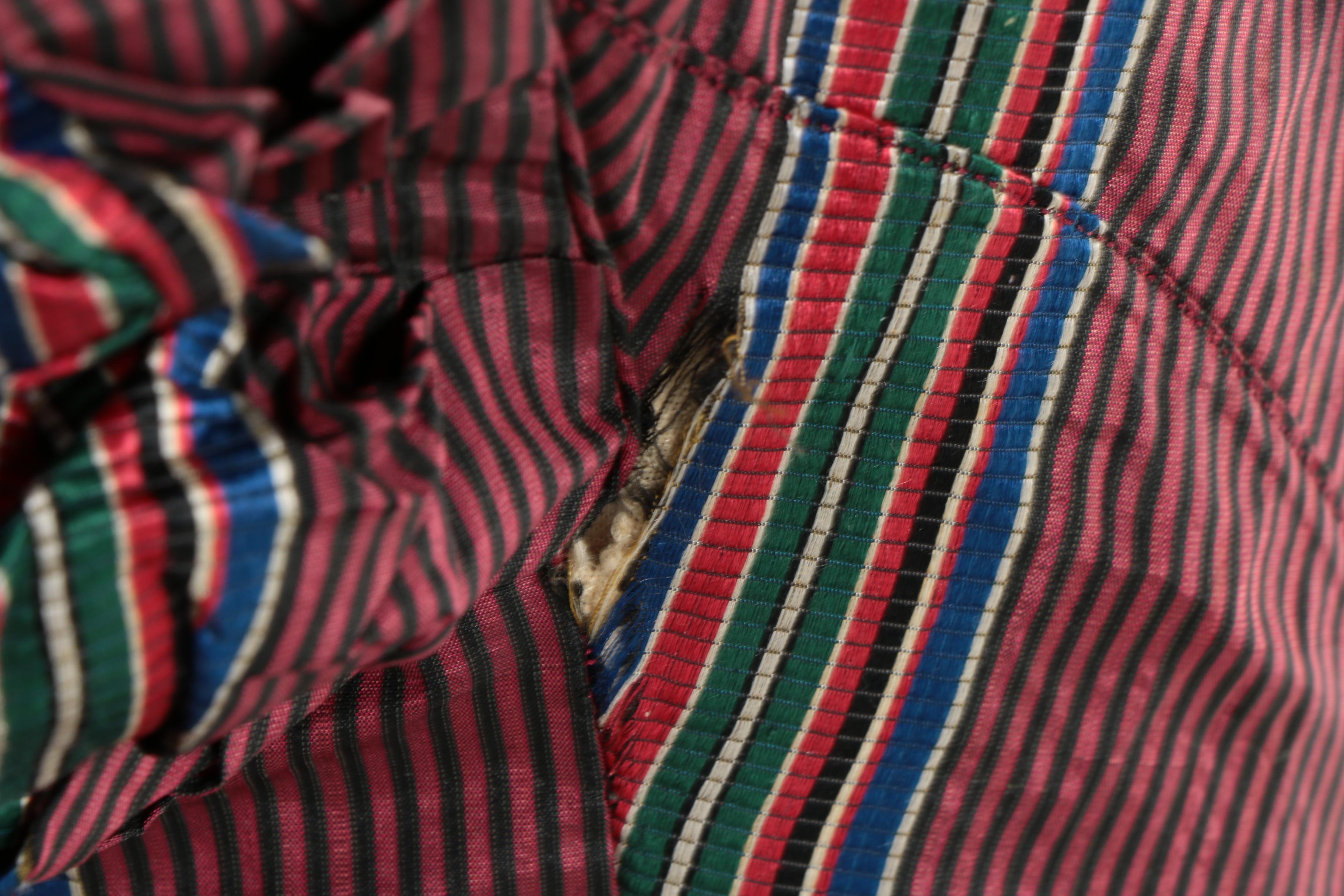 1840s Style Striped Dress