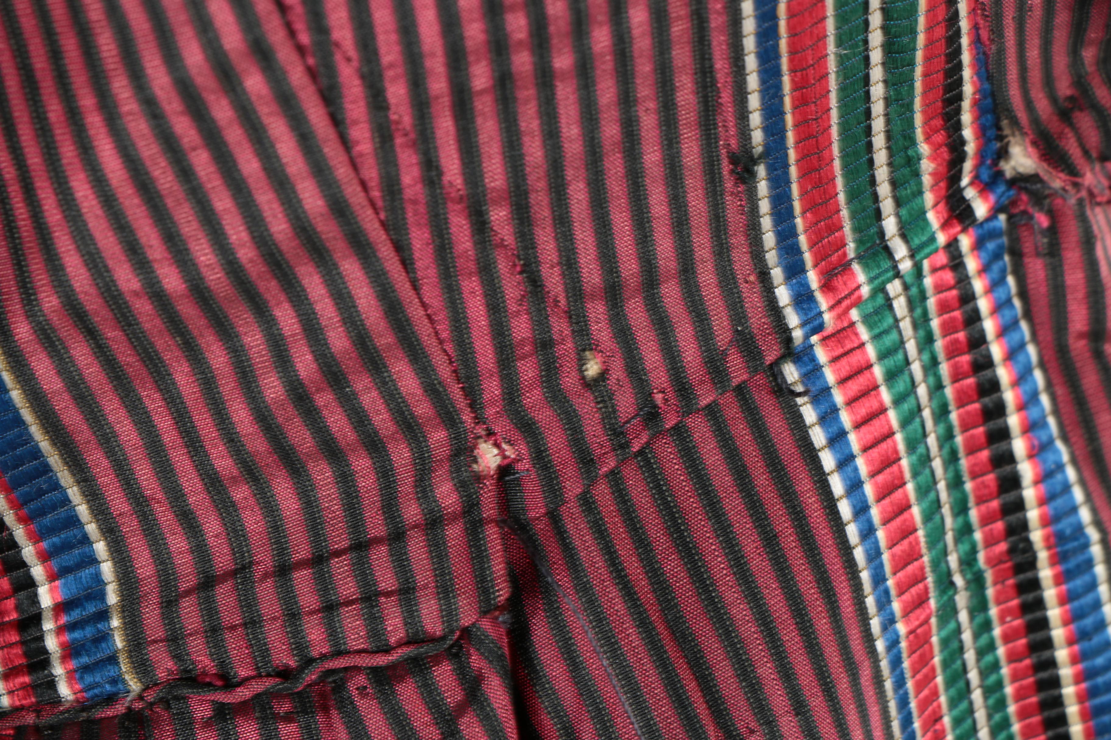 1840s Style Striped Dress