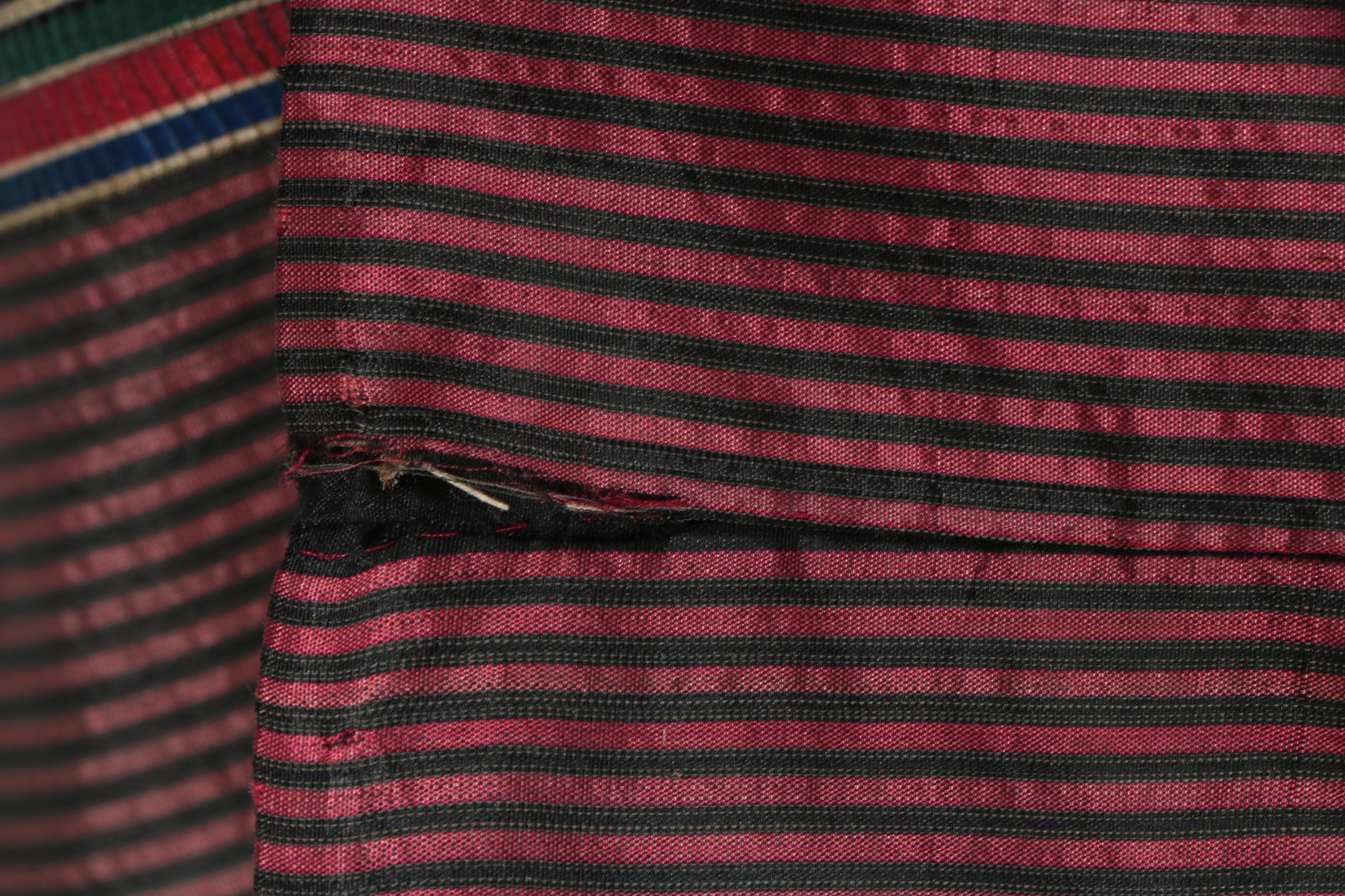 1840s Style Striped Dress