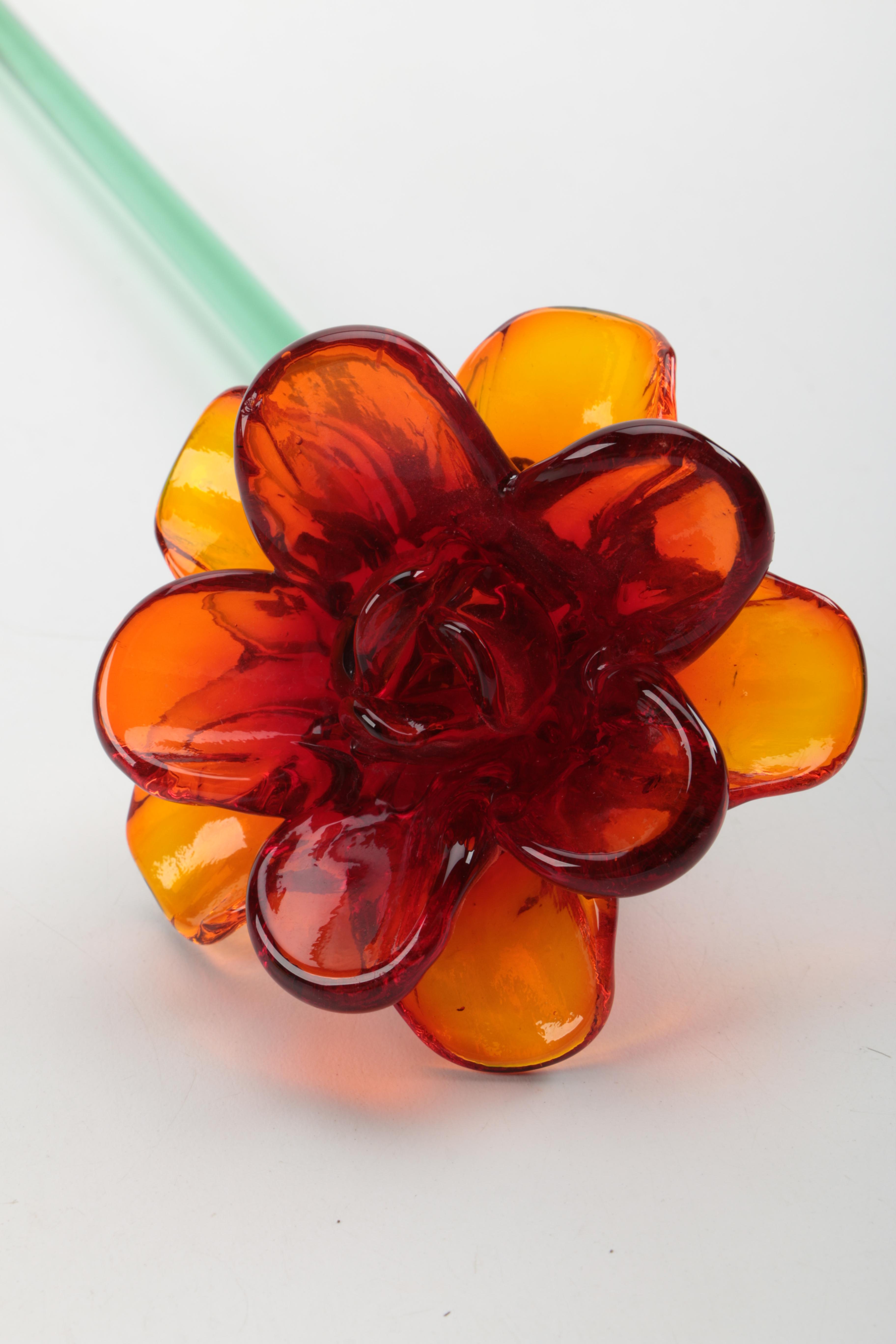 Hand-blown Glass Flowers