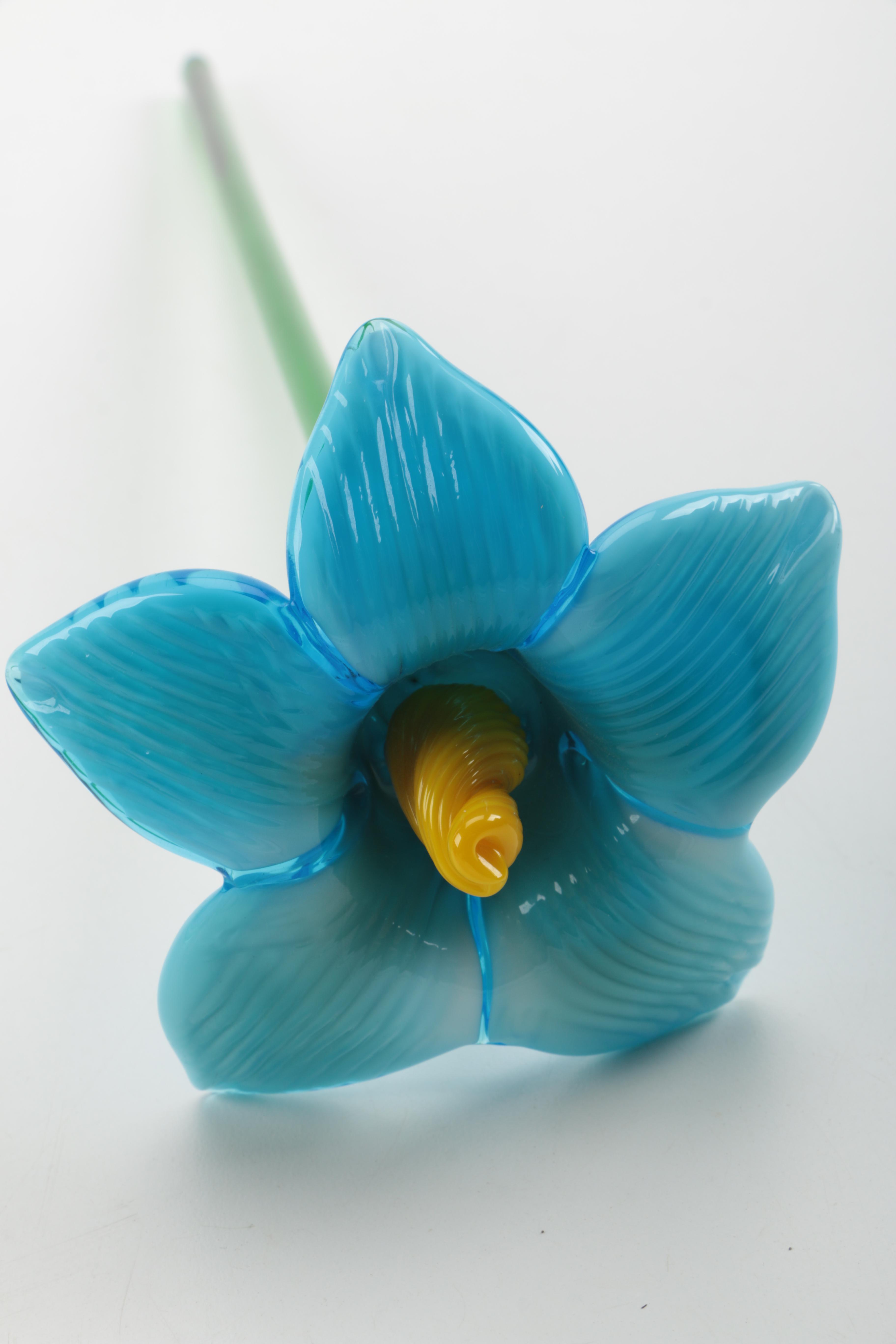 Hand-blown Glass Flowers