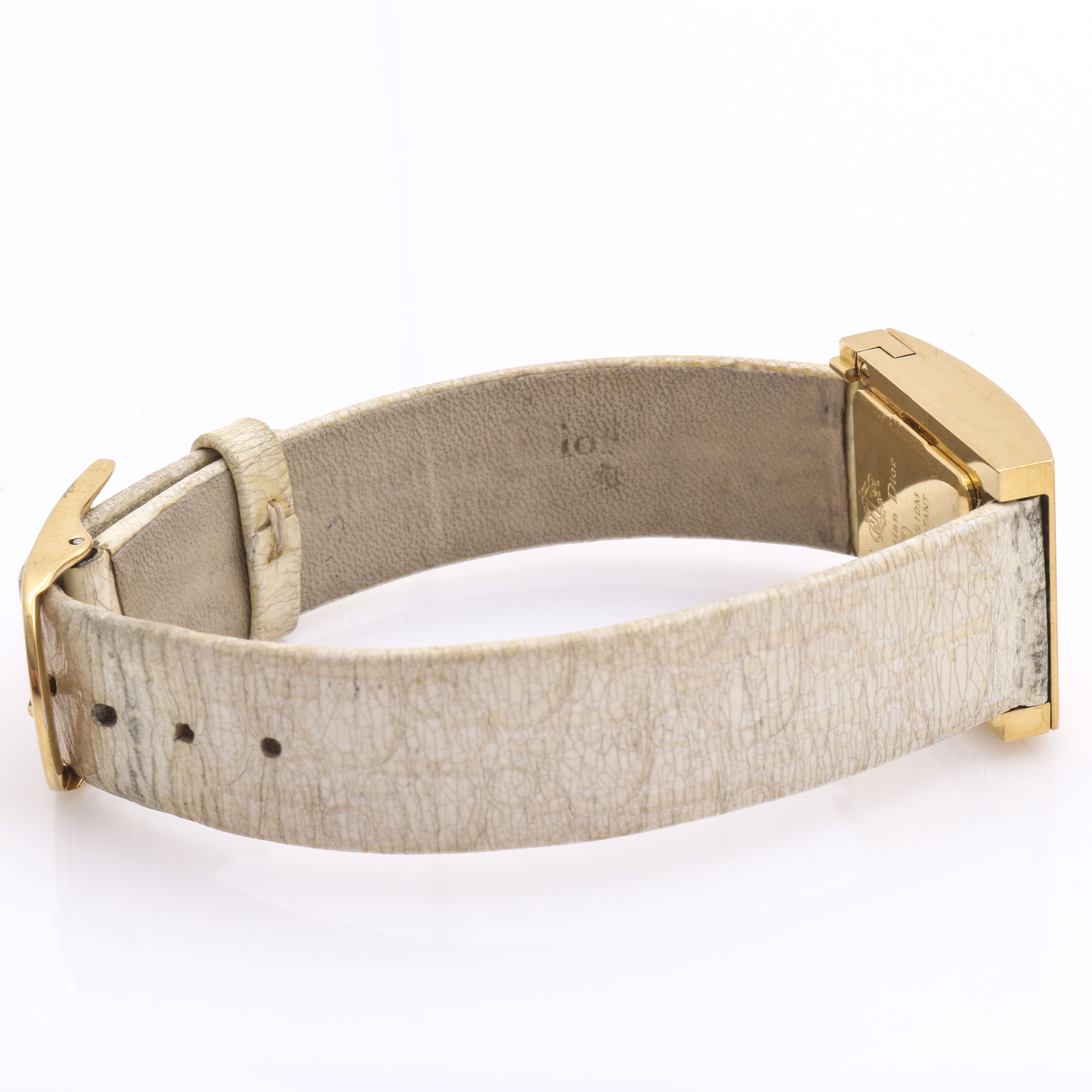 Pair of Christian Dior and Bulova Stainless Steel and Gold Tone Watches