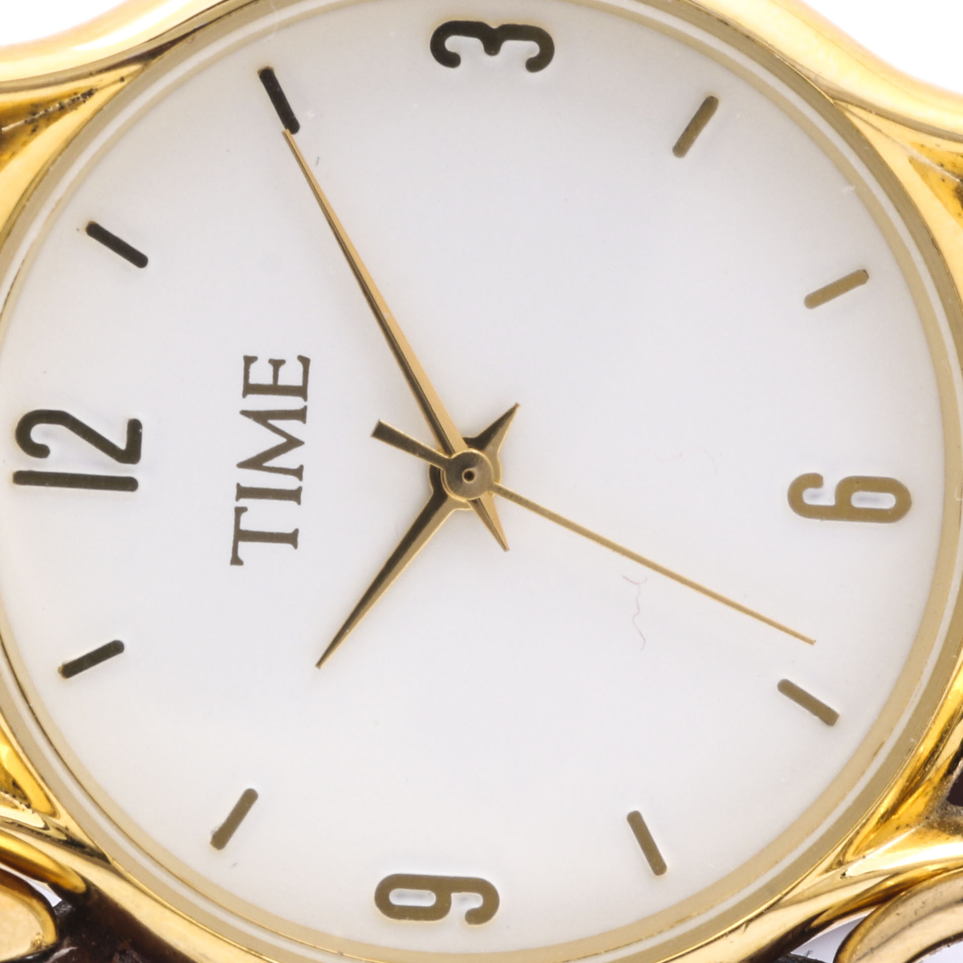 Assortment of Gold Tone Watches Including Timex Indiglo and a Pulsar Moonphase