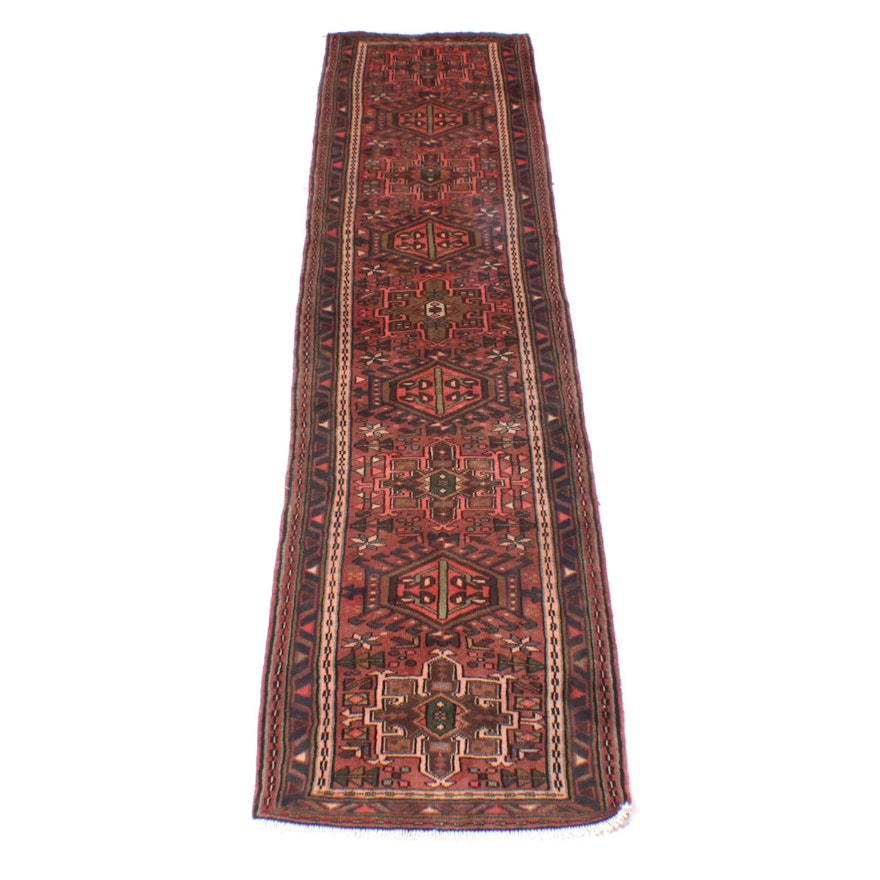 Hand-Knotted Persian Karajeh Carpet Runner