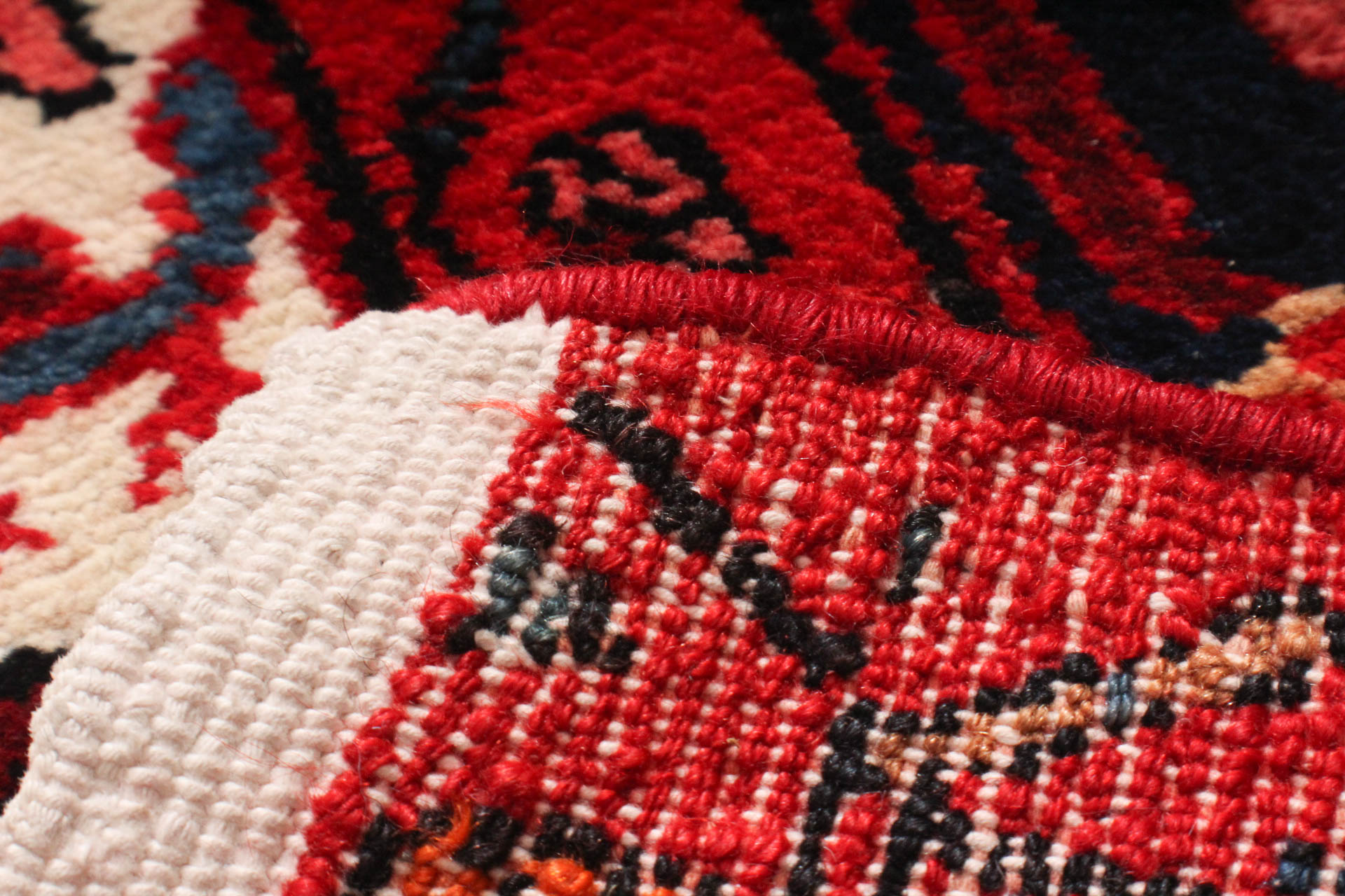 Hand-Knotted Persian Nahavand Rug