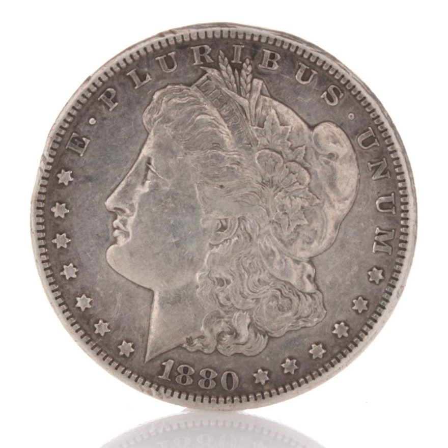 1880-CC Morgan Silver Dollar