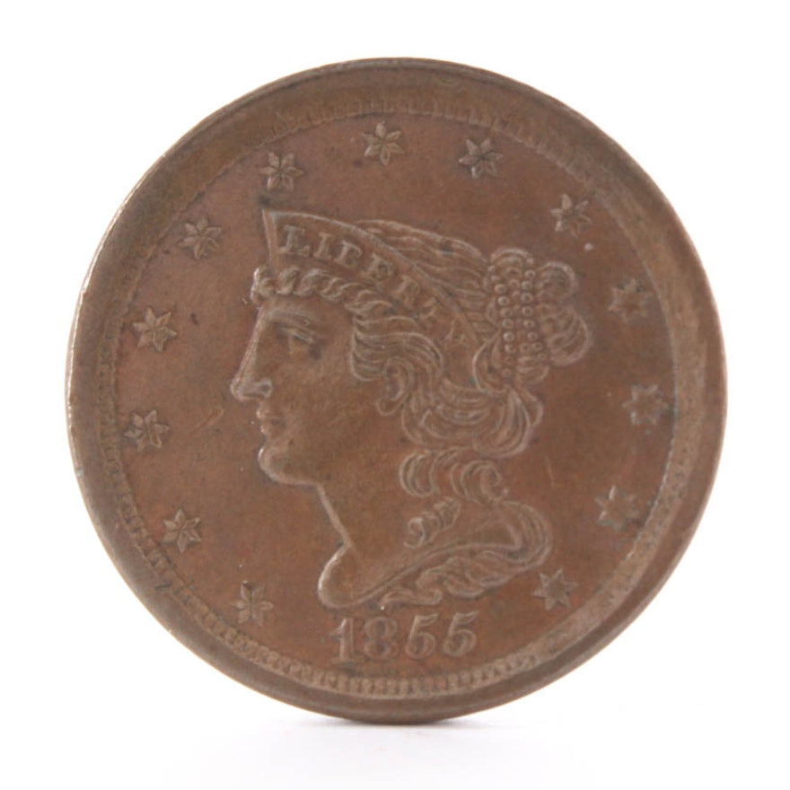 1835 Braided Hair Half Cent