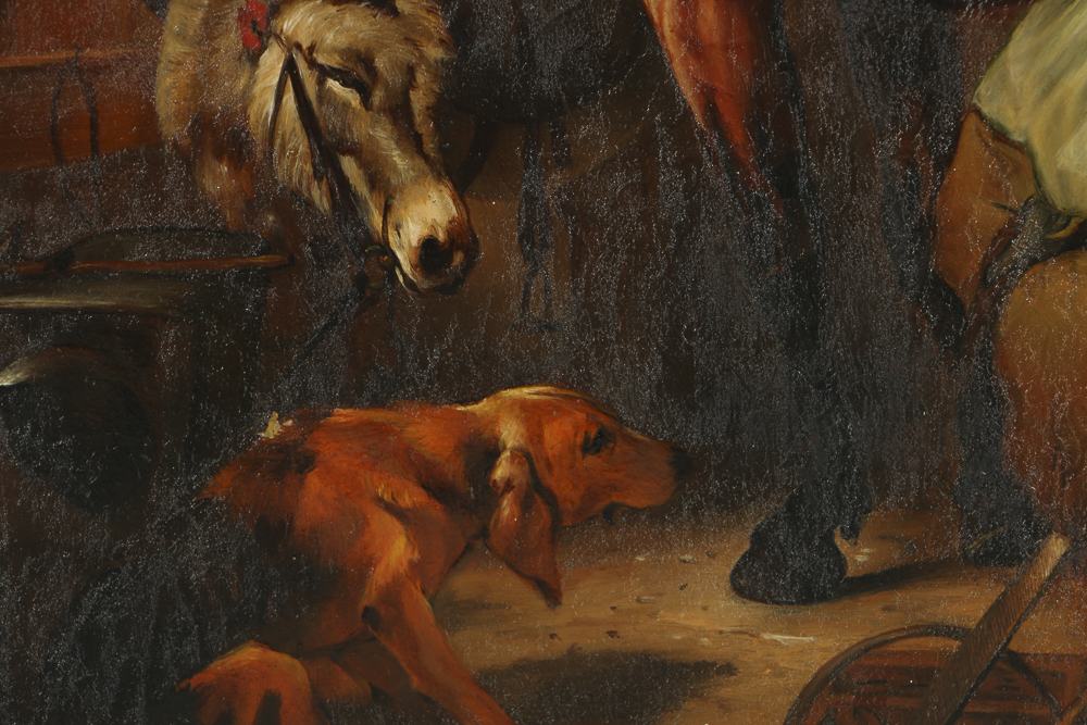 Copy Painting After Sir Edwin Henry Landseer "Shoeing"