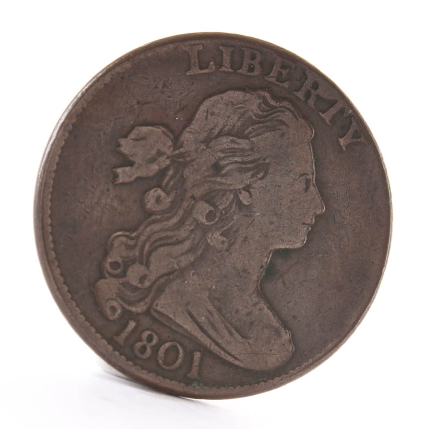 1801 Draped Bust Fraction 1/000 Large Cent
