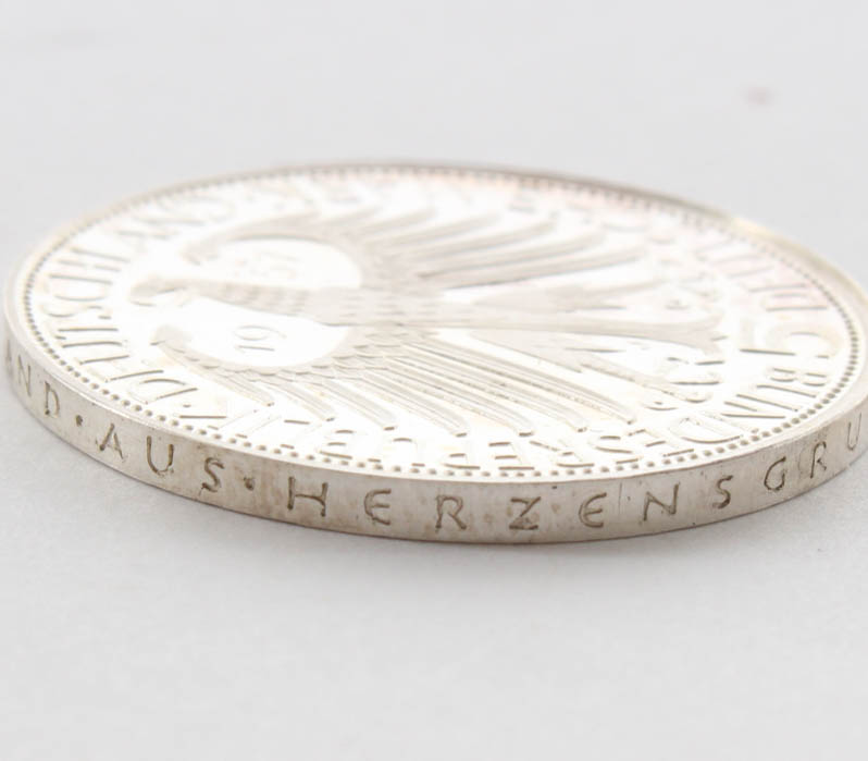 1957 West German 5 Mark Proof Coin