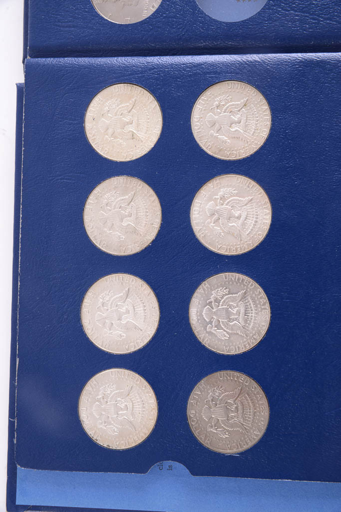 Collection of John F. Kennedy Half Dollars, 1964-1969