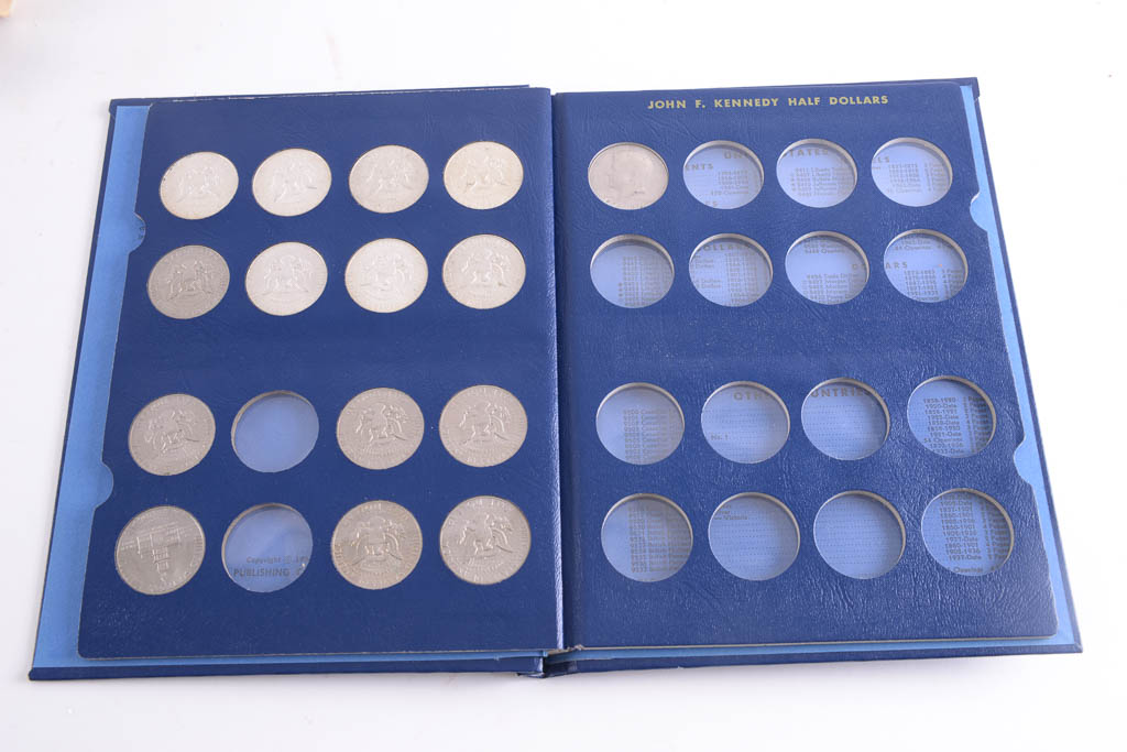 Collection of John F. Kennedy Half Dollars, 1964-1969