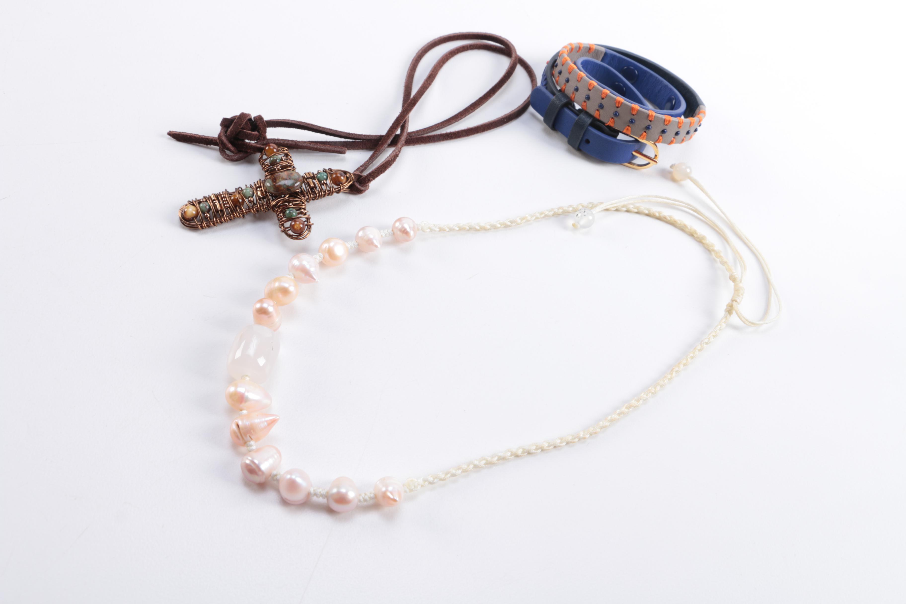 Assorted Jewelry Including Judith Green and Tory Burch