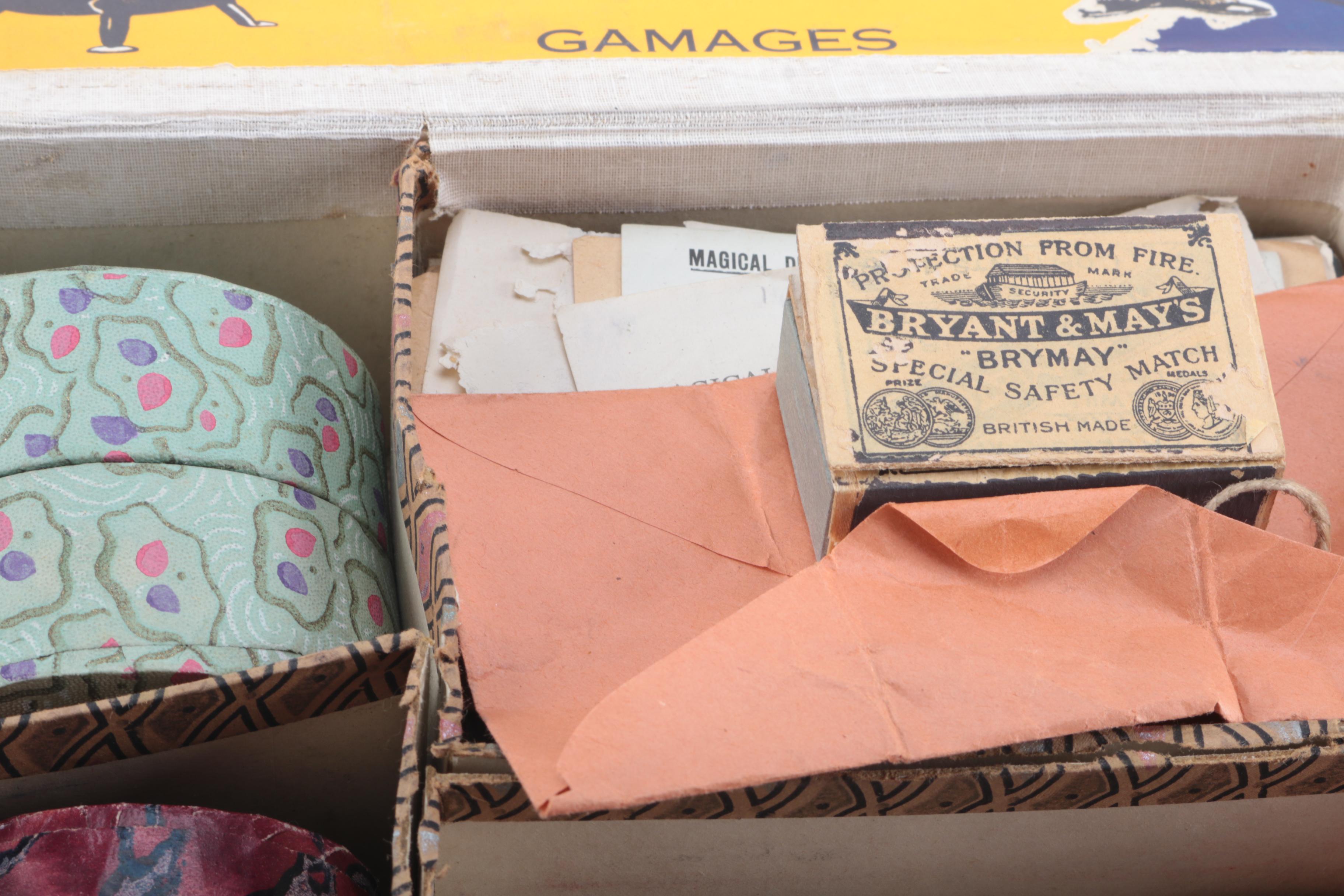 Vintage Gamages Conjuring Tricks Set