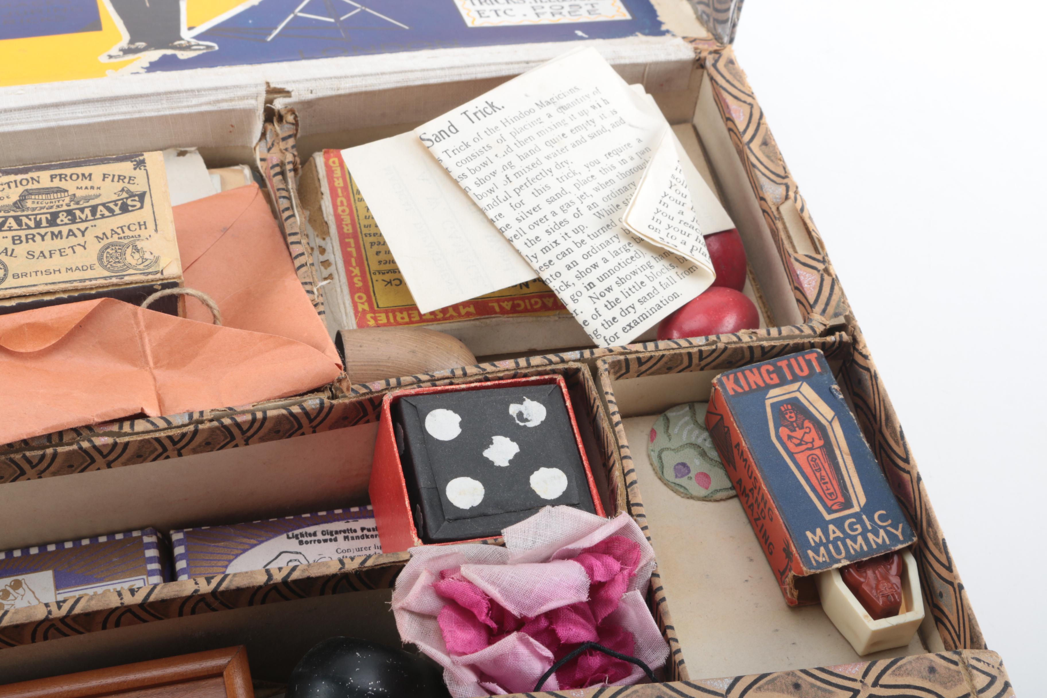 Vintage Gamages Conjuring Tricks Set