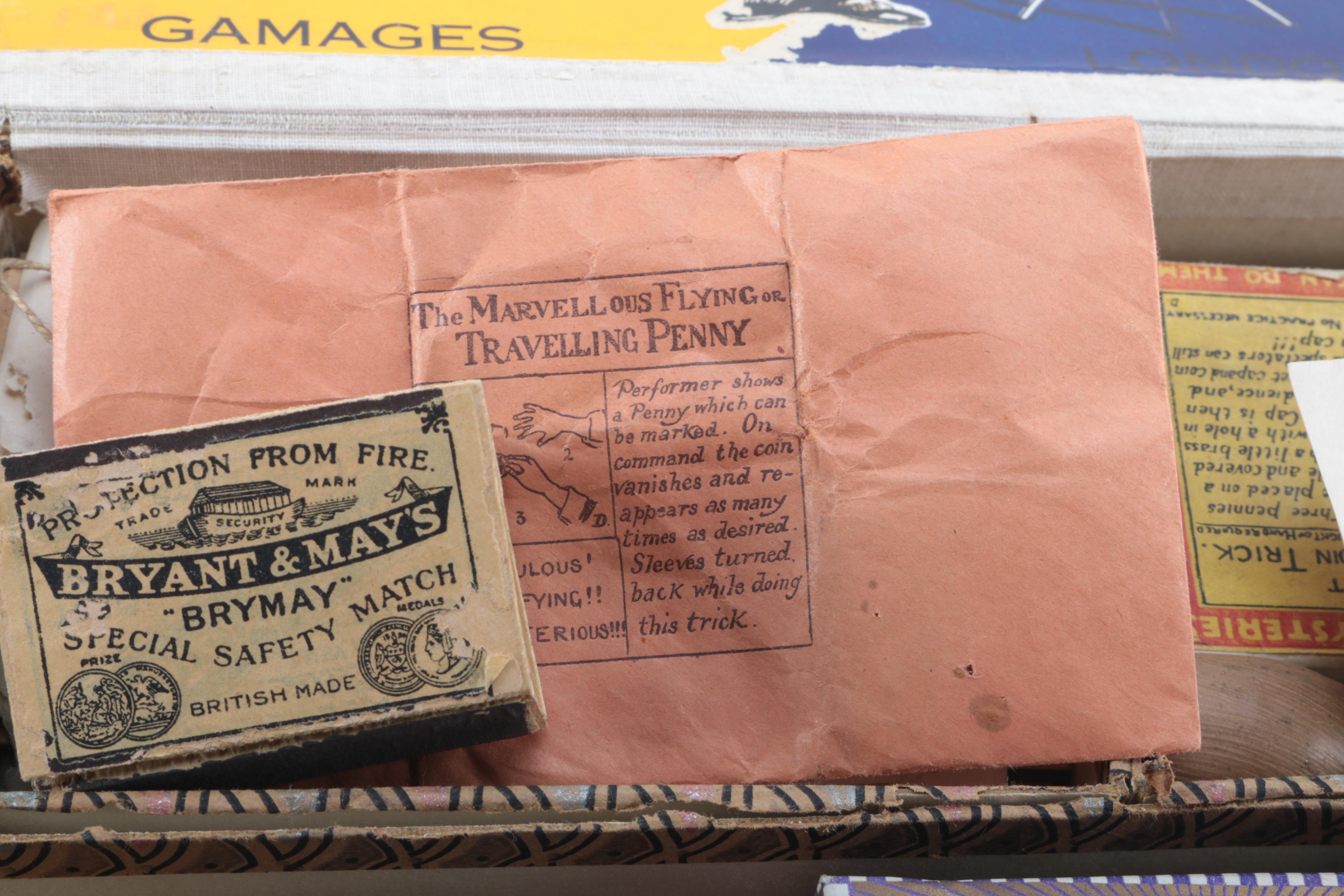 Vintage Gamages Conjuring Tricks Set