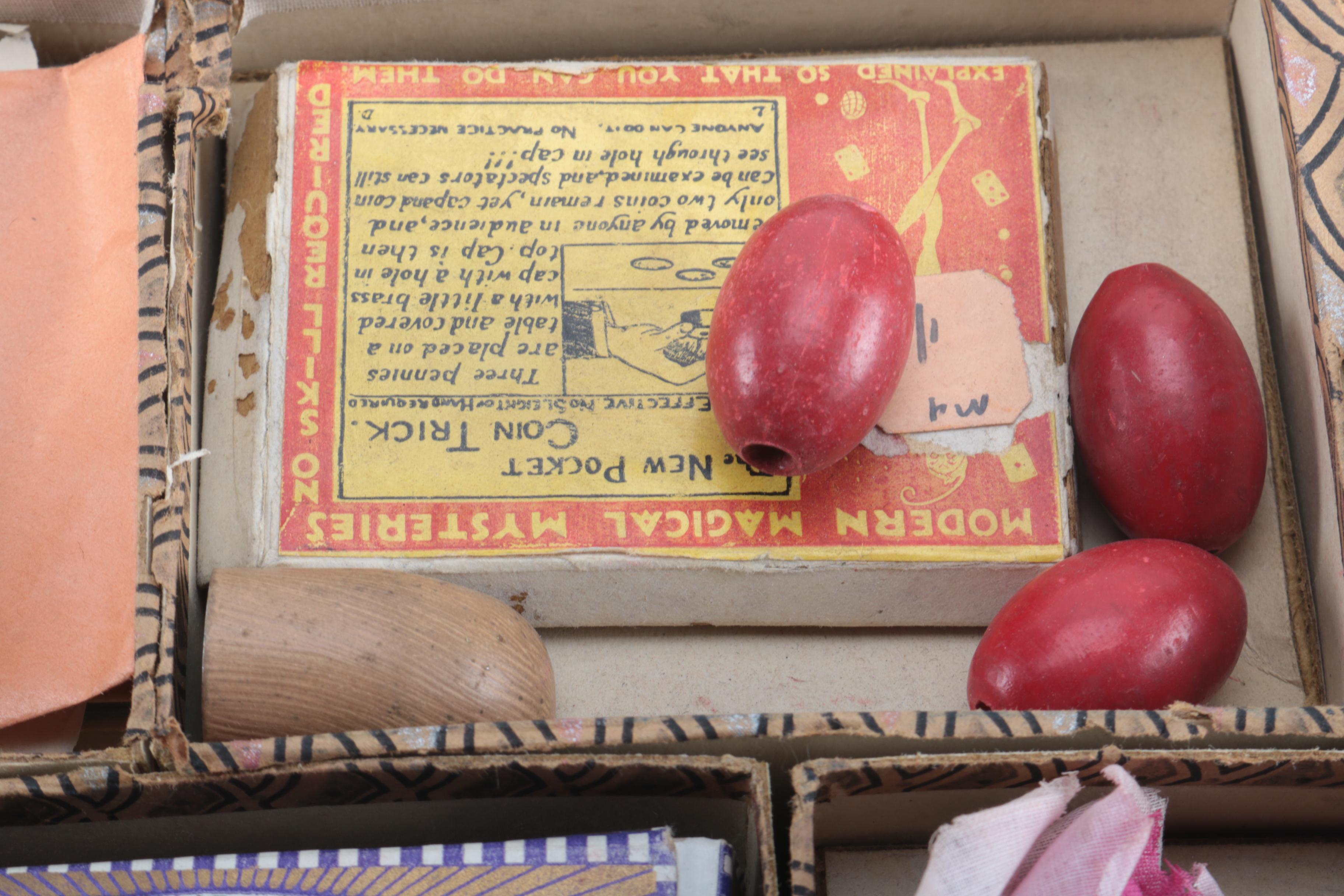 Vintage Gamages Conjuring Tricks Set