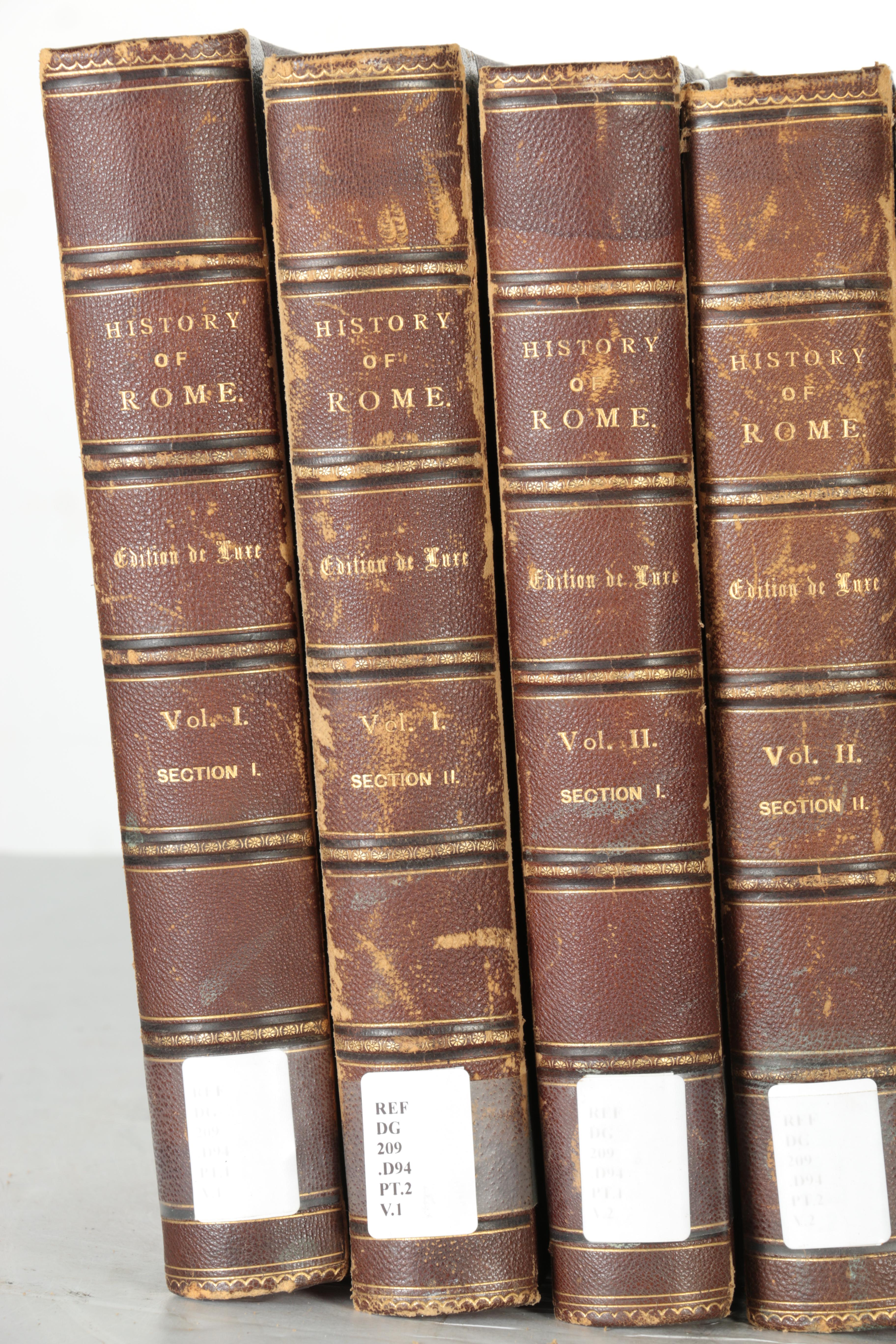 Early 1900s Sixteen Volumes of "History of Rome" by Victory Dury