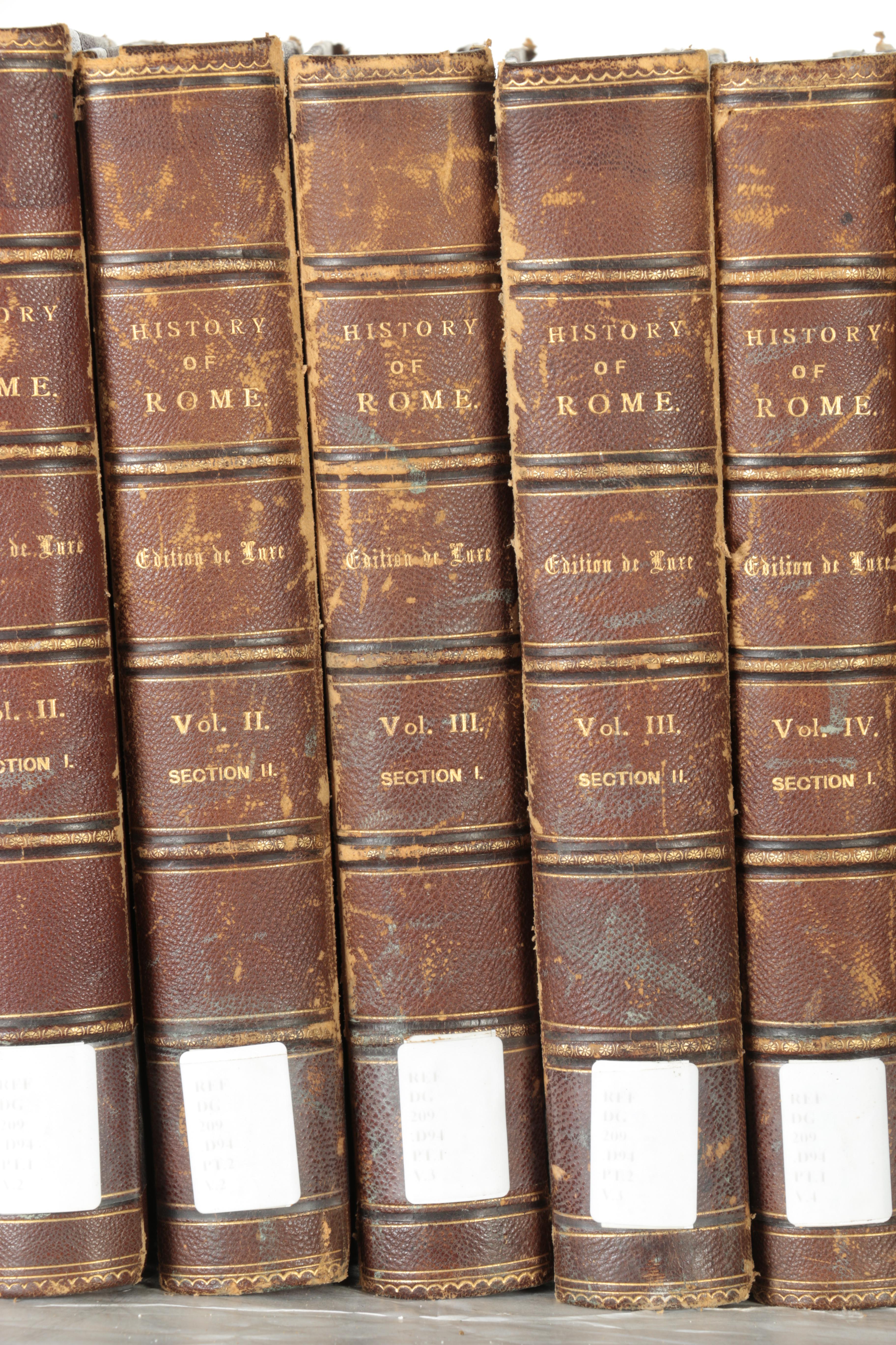 Early 1900s Sixteen Volumes of "History of Rome" by Victory Dury