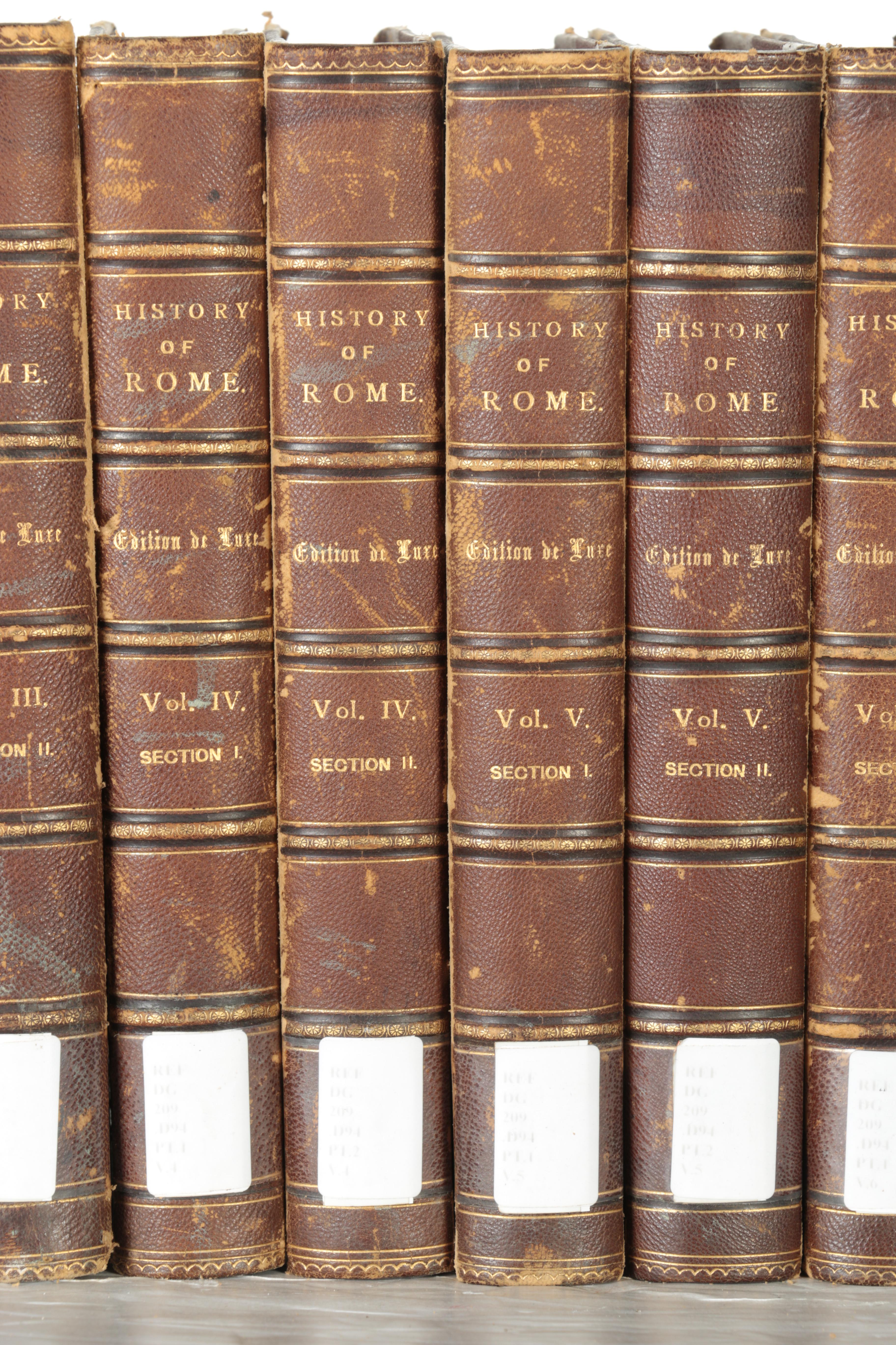 Early 1900s Sixteen Volumes of "History of Rome" by Victory Dury