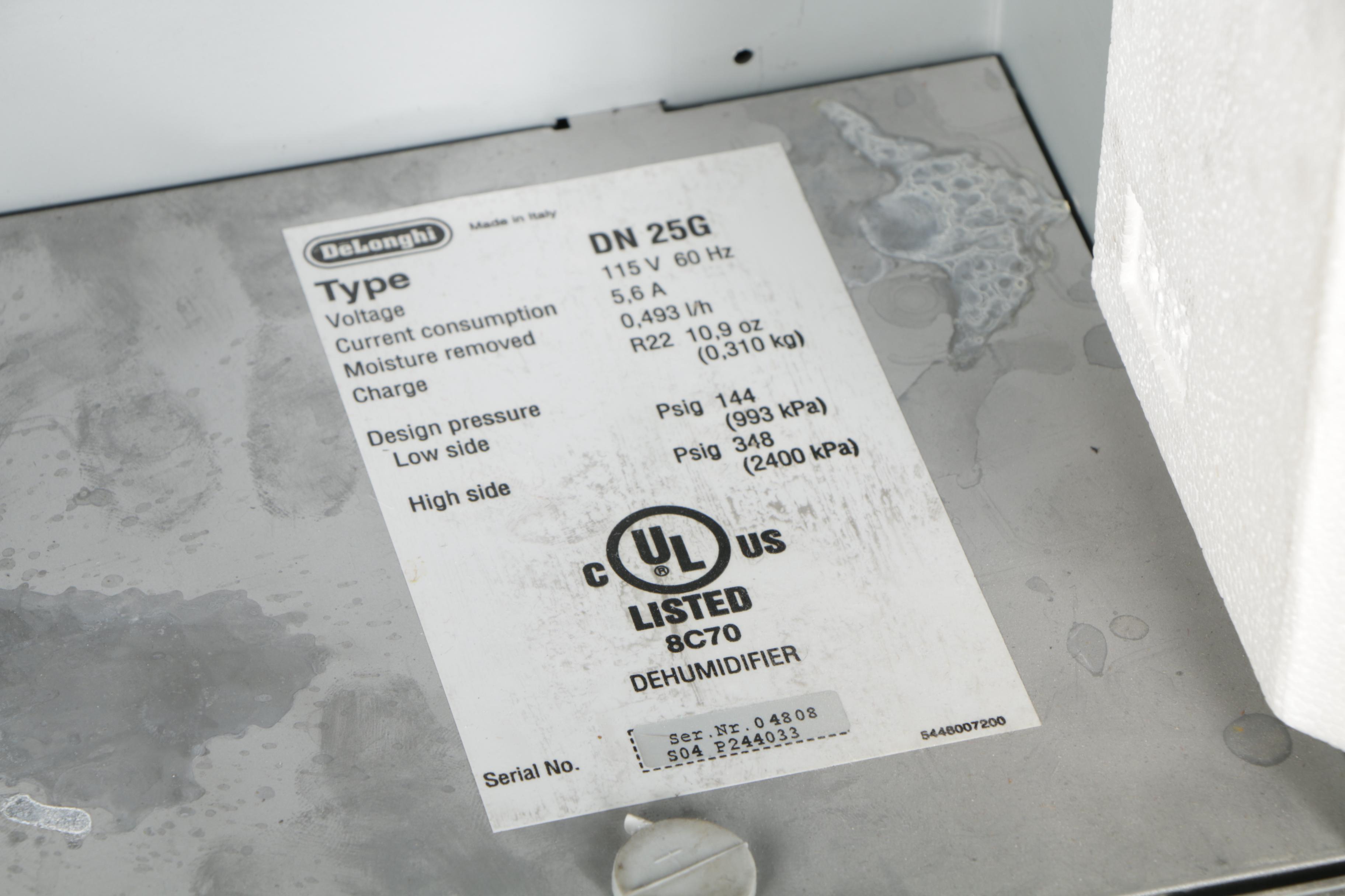 DeLonghi AriaDry Dehumidifier