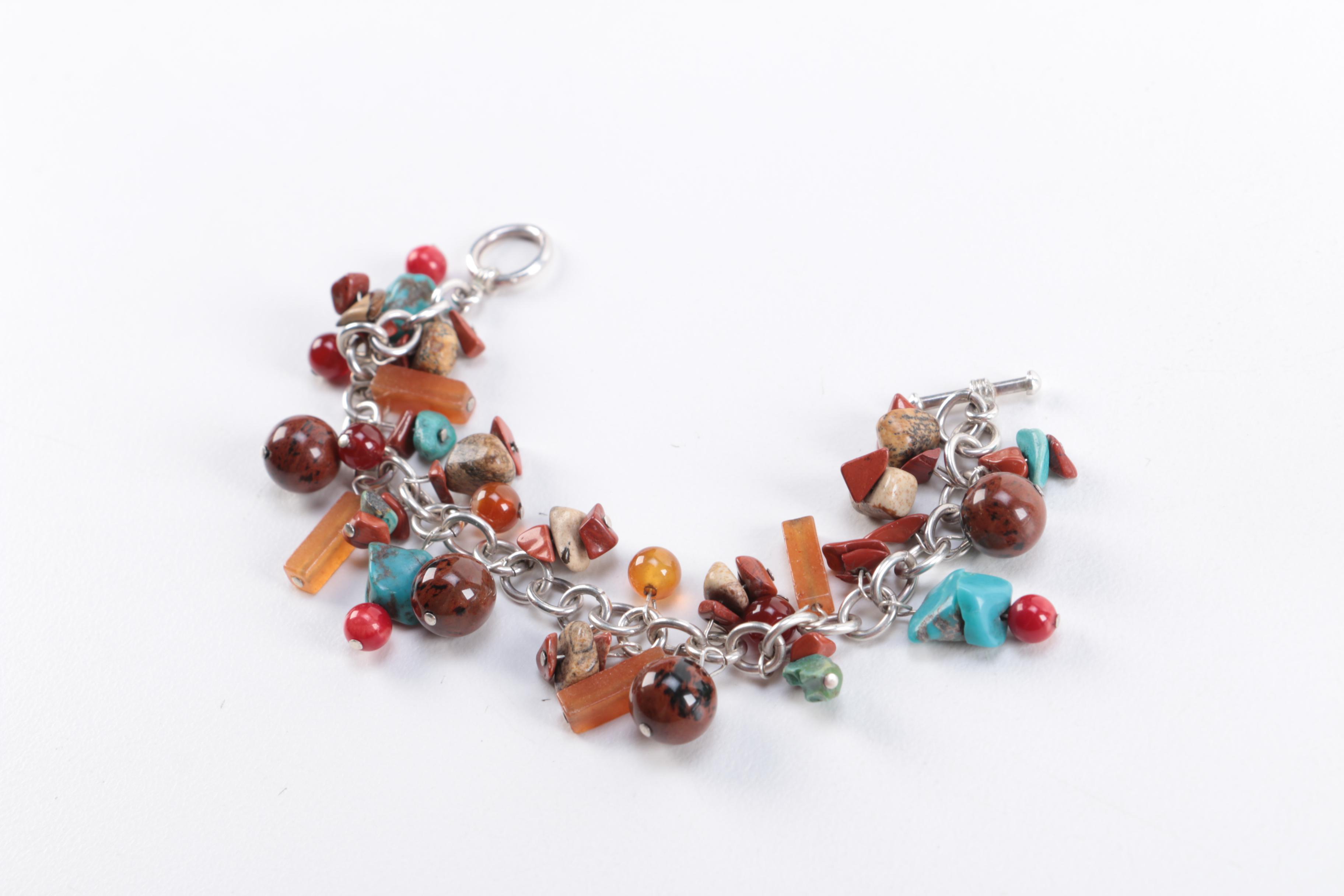 Sterling Silver Jewelry Including Diamonds