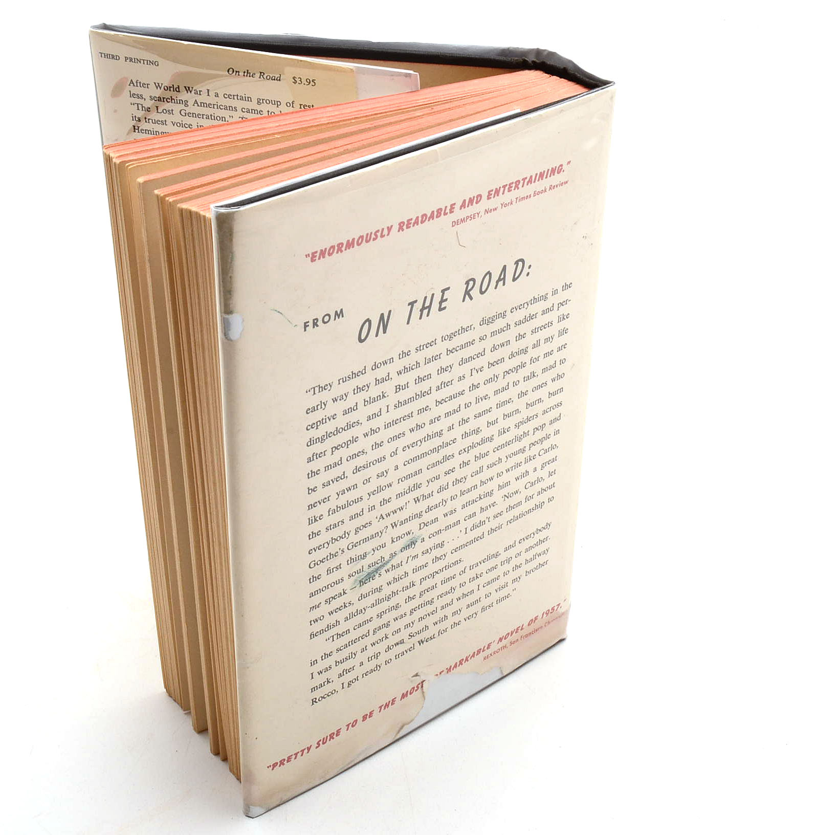 1957 First Edition, Third Printing "On the Road" by Jack Kerouac