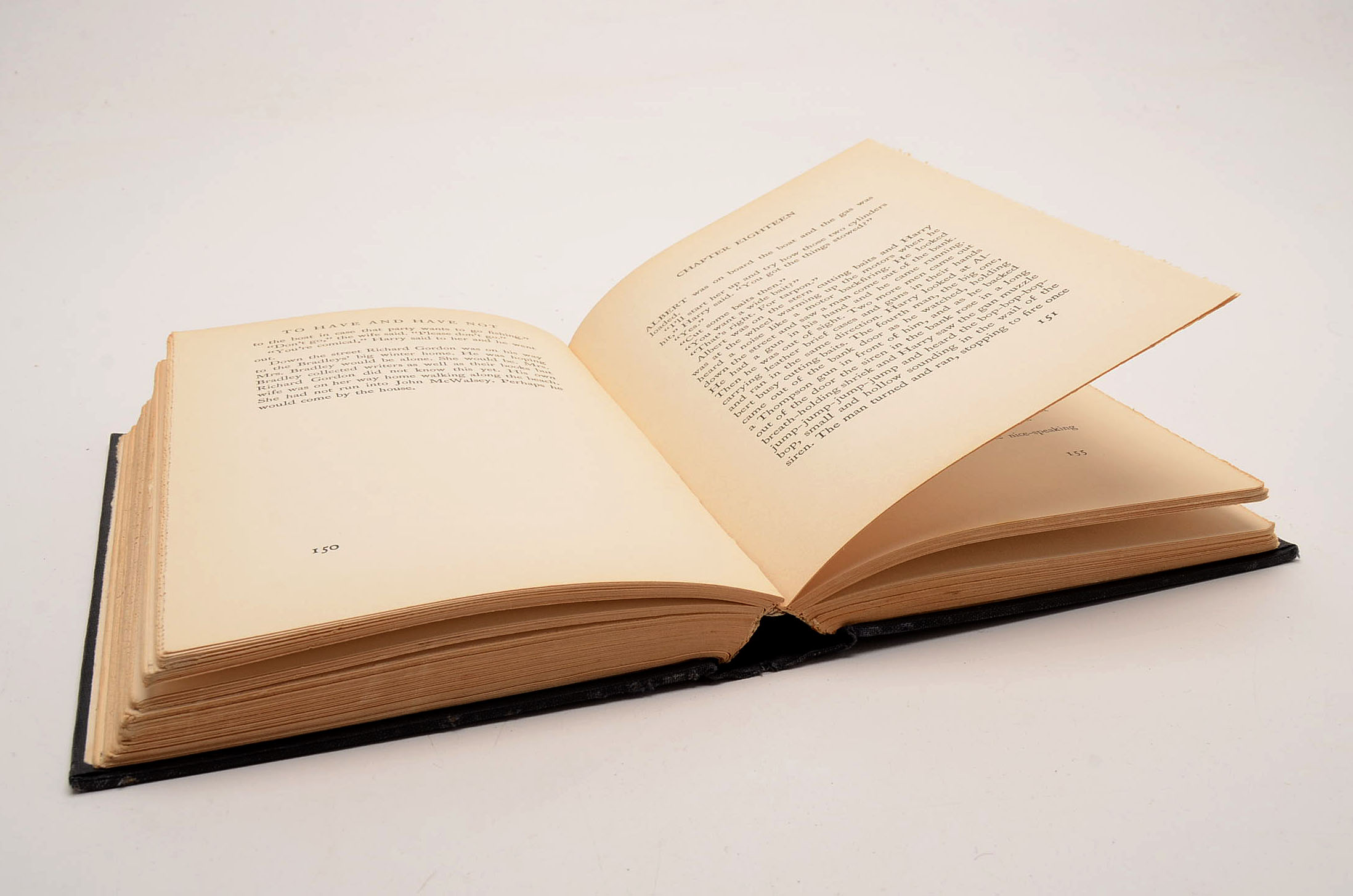 1937 "To Have and Have Not" by Ernest Hemingway