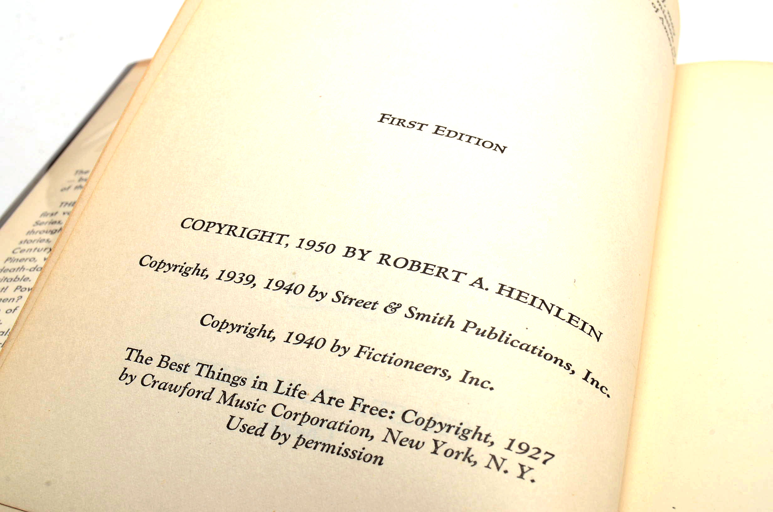 "The Man Who Sold the Moon" First Edition