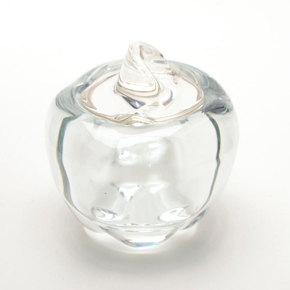 Blown Glass Paperweights and Jar