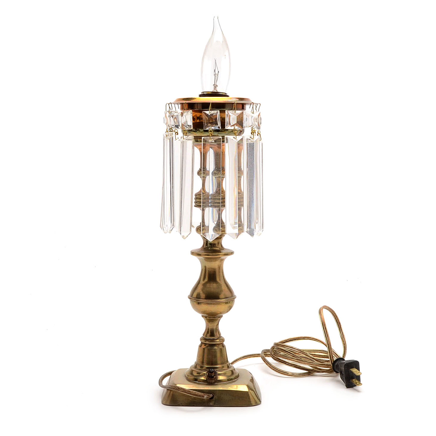 Pair of Brass Table Lamps