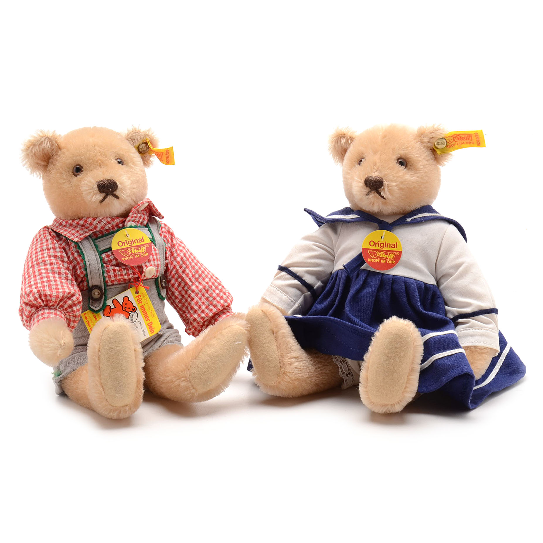 Steiff Teddy Bear Boy and Girl