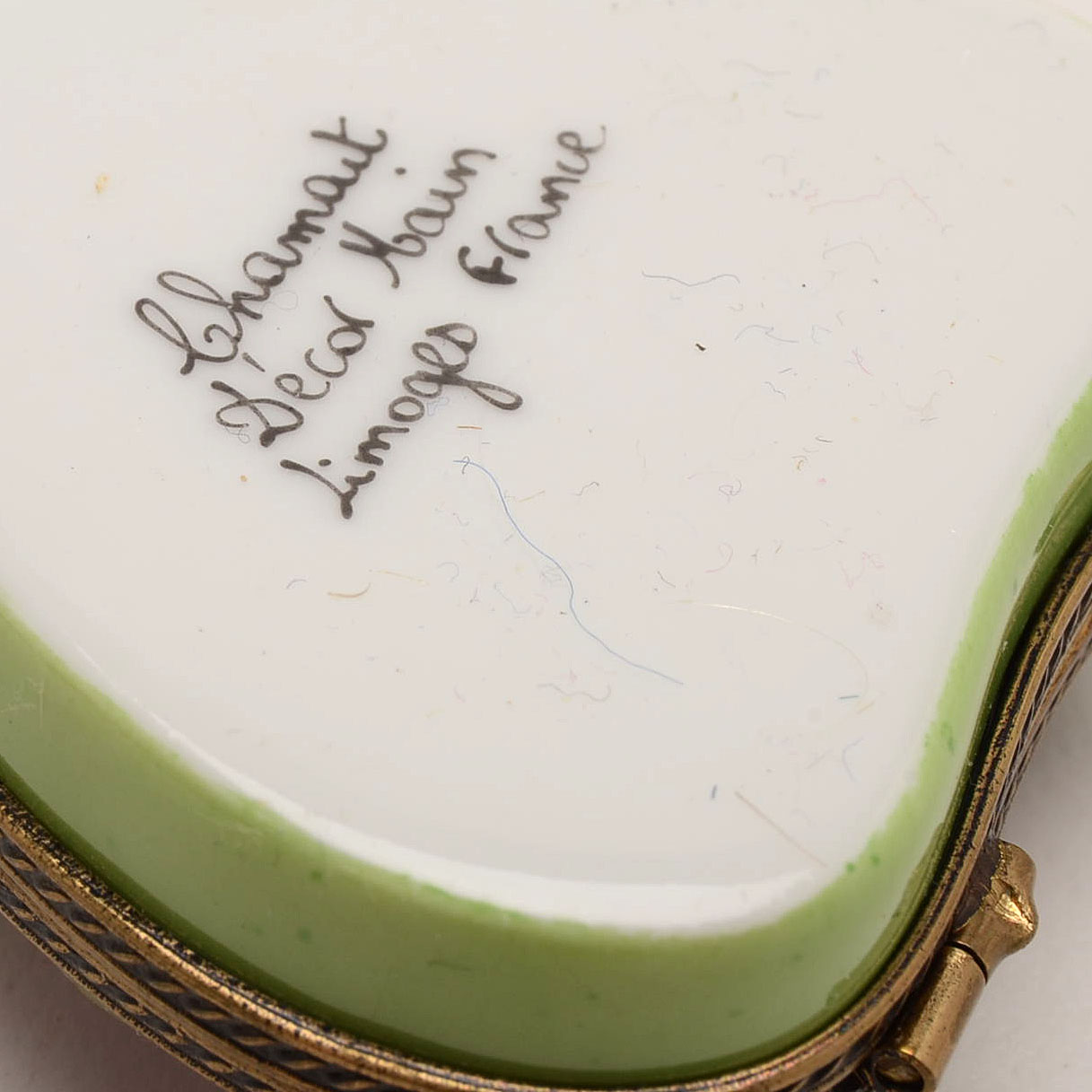 Limoges Porcelain Floral Trinket Boxes