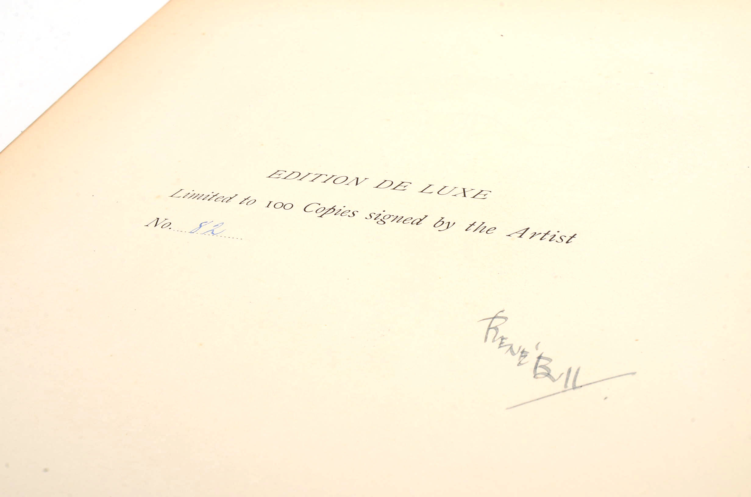 1916 "Carmen" Signed Limited Edition Illustrated by René Bull