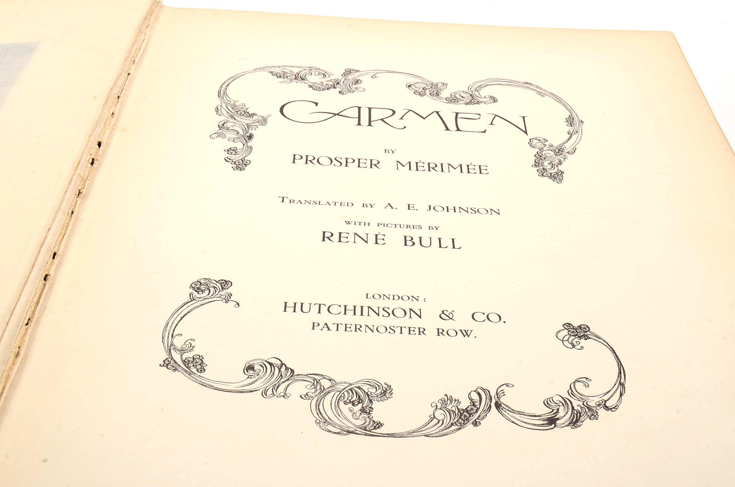 1916 "Carmen" Signed Limited Edition Illustrated by René Bull
